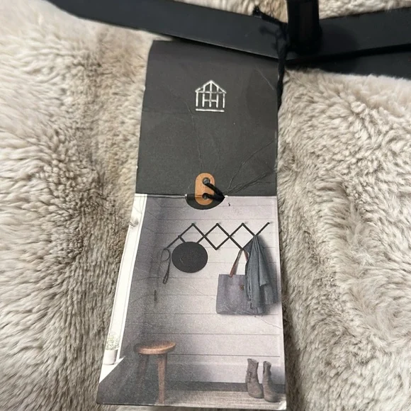 Hearth & Hand Black Accordion Wall Hooks - Picture 2 of 4